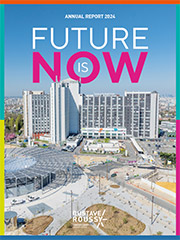 Annual Report cover - the future is now