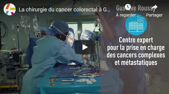 La chirurgie du cancer colorectal à Gustave Roussy